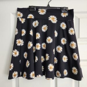 Black daisy skirt